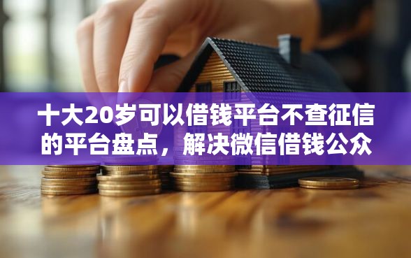 十大20岁可以借钱平台不查征信的平台盘点，解决微信借钱公众号大全的问题