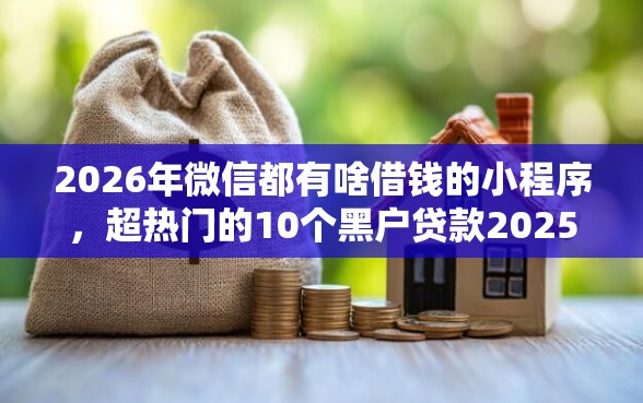 2026年微信都有啥借钱的小程序，超热门的10个黑户贷款2025新口子推荐