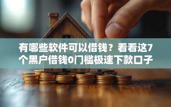 有哪些软件可以借钱？看看这7个黑户借钱0门槛极速下款口子怎么样