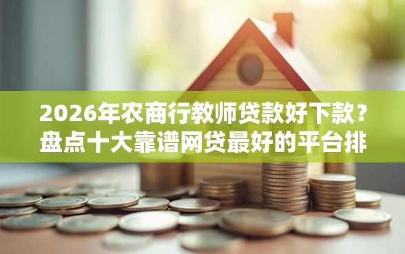 2026年农商行教师贷款好下款？盘点十大靠谱网贷最好的平台排名不分先后