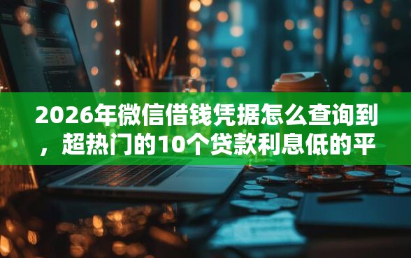 2026年微信借钱凭据怎么查询到，超热门的10个贷款利息低的平台正规推荐
