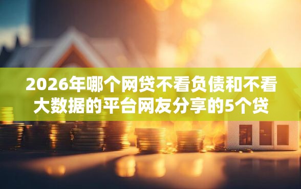 2026年哪个网贷不看负债和不看大数据的平台网友分享的5个贷款平台利息最低我觉得不错！