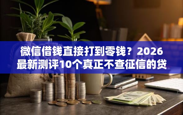 微信借钱直接打到零钱？2026最新测评10个真正不查征信的贷款口子