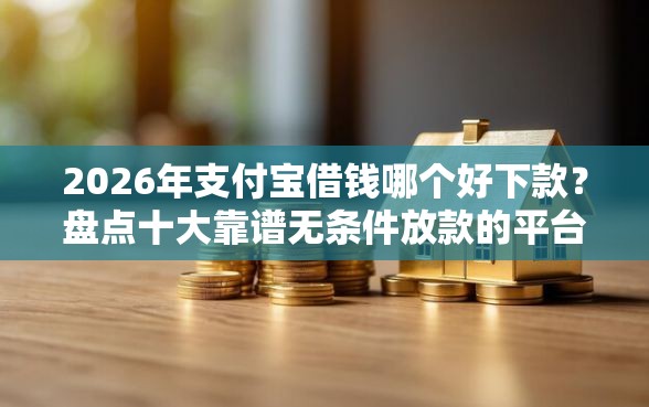 2026年支付宝借钱哪个好下款？盘点十大靠谱无条件放款的平台
