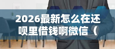 2026最新怎么在还呗里借钱啊微信（支持支付宝），7个2025好下款的口子无私分享
