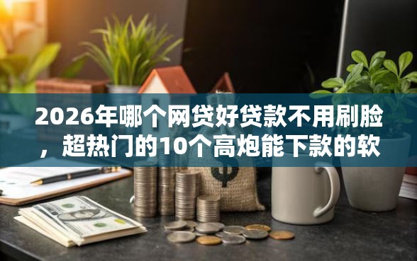 2026年哪个网贷好贷款不用刷脸，超热门的10个高炮能下款的软件推荐