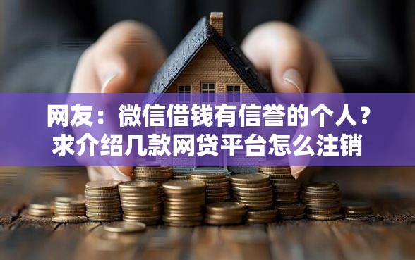 网友：微信借钱有信誉的个人？求介绍几款网贷平台怎么注销