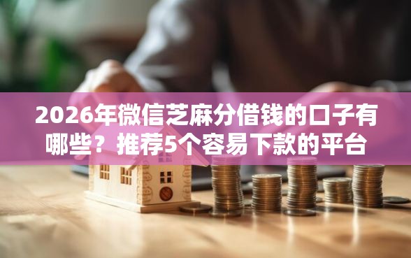 2026年微信芝麻分借钱的口子有哪些？推荐5个容易下款的平台