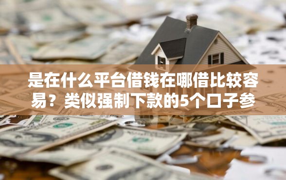 是在什么平台借钱在哪借比较容易？类似强制下款的5个口子参考