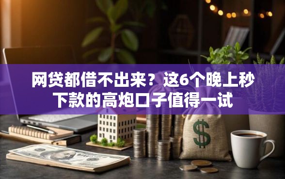网贷都借不出来？这6个晚上秒下款的高炮口子值得一试