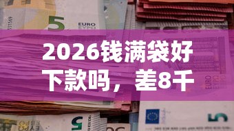 2026钱满袋好下款吗，差8千元就选这6个平台