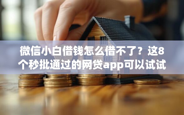 微信小白借钱怎么借不了？这8个秒批通过的网贷app可以试试