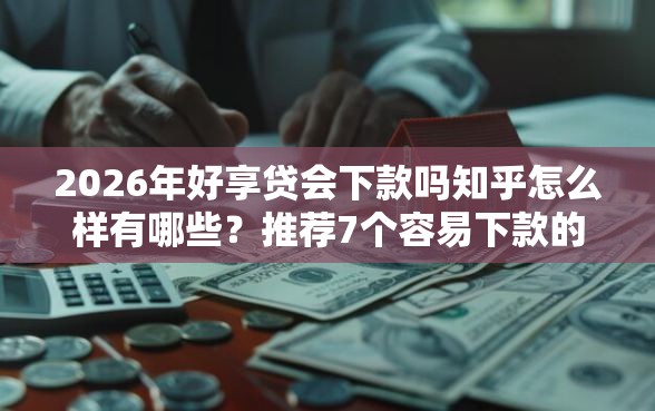 2026年好享贷会下款吗知乎怎么样有哪些？推荐7个容易下款的平台