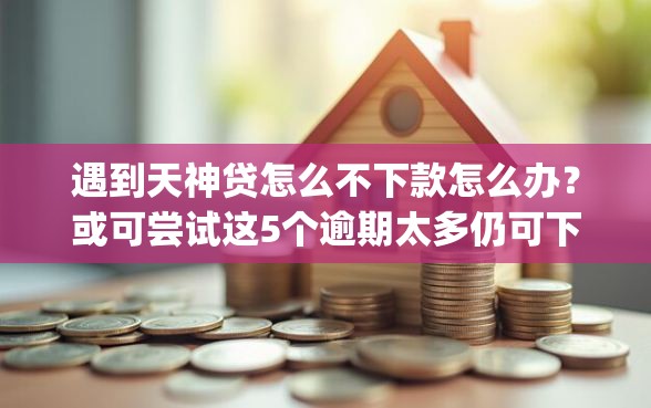 遇到天神贷怎么不下款怎么办？或可尝试这5个逾期太多仍可下款的app