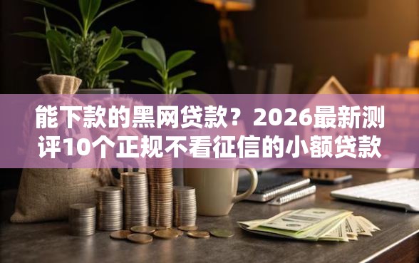 能下款的黑网贷款？2026最新测评10个正规不看征信的小额贷款口子