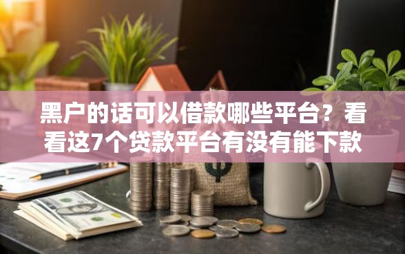 黑户的话可以借款哪些平台？看看这7个贷款平台有没有能下款的