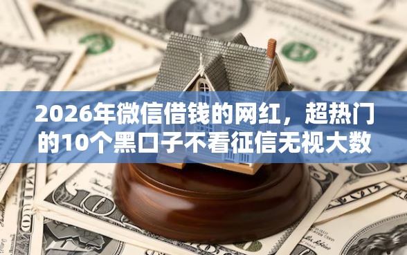 2026年微信借钱的网红，超热门的10个黑口子不看征信无视大数据推荐