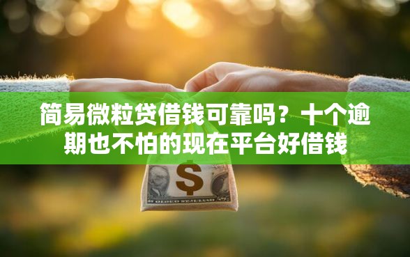 简易微粒贷借钱可靠吗？十个逾期也不怕的现在平台好借钱