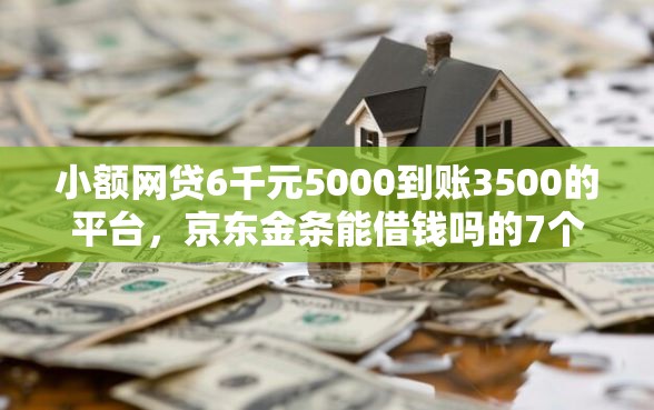 小额网贷6千元5000到账3500的平台，京东金条能借钱吗的7个平台介绍