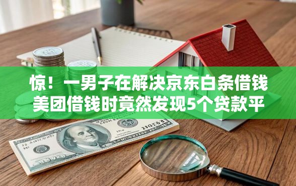 惊！一男子在解决京东白条借钱美团借钱时竟然发现5个贷款平台有那些，事后分享了出来