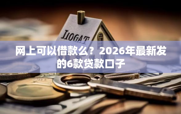 网上可以借款么？2026年最新发的6款贷款口子