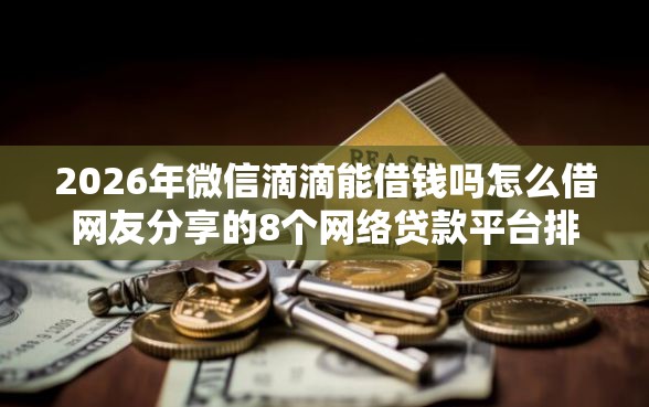 2026年微信滴滴能借钱吗怎么借网友分享的8个网络贷款平台排名不分先后我觉得不错！