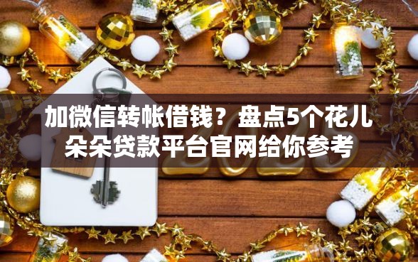 加微信转帐借钱？盘点5个花儿朵朵贷款平台官网给你参考