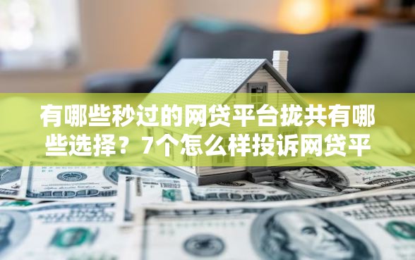 有哪些秒过的网贷平台拢共有哪些选择？7个怎么样投诉网贷平台详解