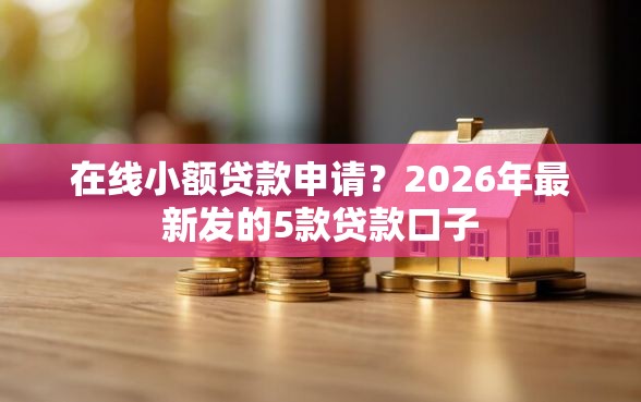 在线小额贷款申请？2026年最新发的5款贷款口子