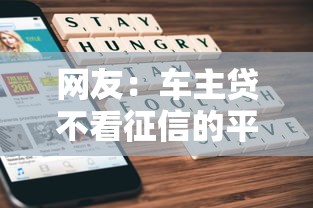 网友：车主贷不看征信的平台？求介绍几款网络贷款平台哪家好