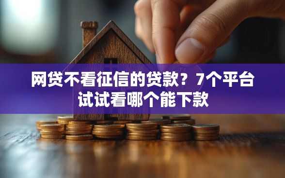 网贷不看征信的贷款？7个平台试试看哪个能下款