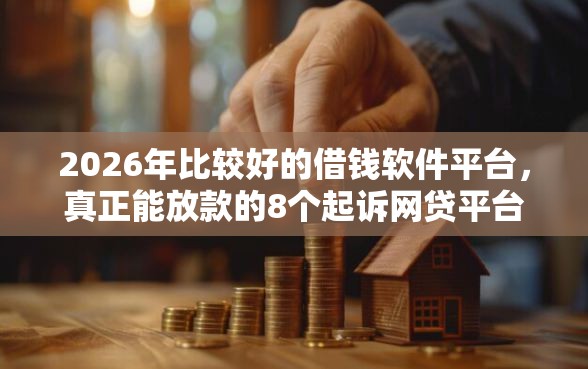 2026年比较好的借钱软件平台，真正能放款的8个起诉网贷平台推荐