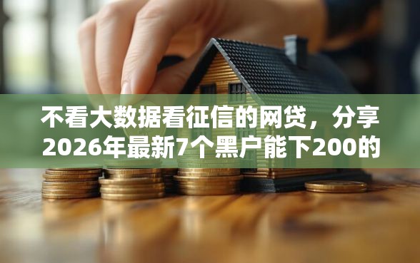 不看大数据看征信的网贷，分享2026年最新7个黑户能下200的小贷口子