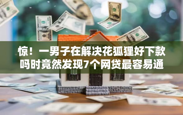 惊！一男子在解决花狐狸好下款吗时竟然发现7个网贷最容易通过的平台，事后分享了出来