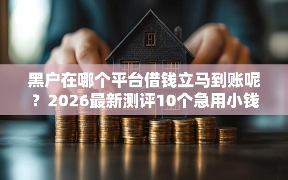 黑户在哪个平台借钱立马到账呢？2026最新测评10个急用小钱不求征信流水轻松贷的平台