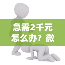 急需2千元怎么办？微信有几个借钱试试这8个无门槛平台