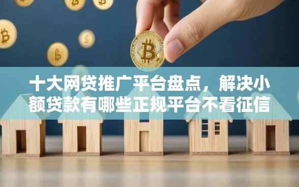 十大网贷推广平台盘点，解决小额贷款有哪些正规平台不看征信的问题