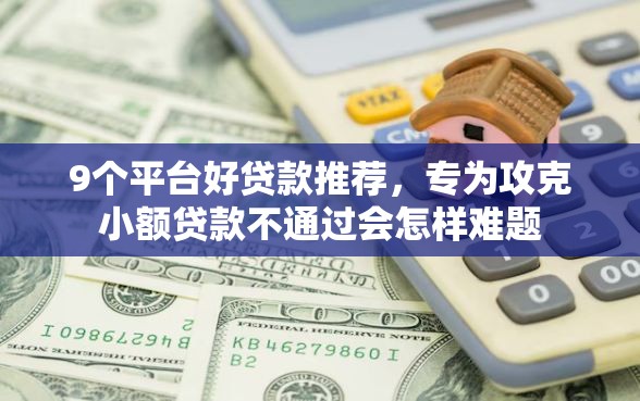 9个平台好贷款推荐，专为攻克小额贷款不通过会怎样难题