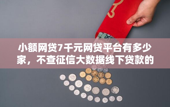 小额网贷7千元网贷平台有多少家，不查征信大数据线下贷款的6个平台介绍
