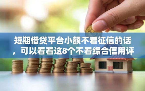 短期借贷平台小额不看征信的话，可以看看这8个不看综合信用评分能下款的软件