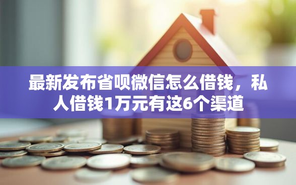 最新发布省呗微信怎么借钱，私人借钱1万元有这6个渠道