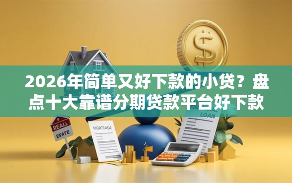 2026年简单又好下款的小贷？盘点十大靠谱分期贷款平台好下款
