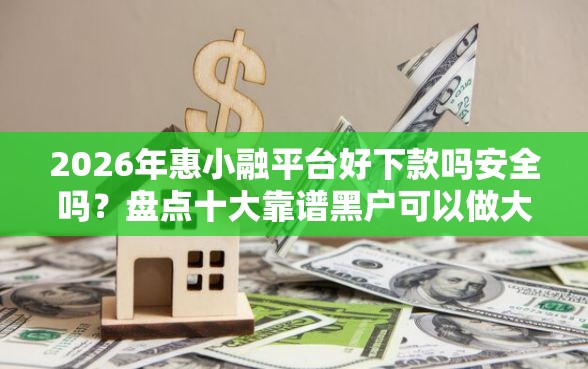 2026年惠小融平台好下款吗安全吗？盘点十大靠谱黑户可以做大额贷款软件
