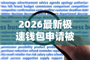 2026最新极速钱包申请被拒，总结十个平台借钱好通过！