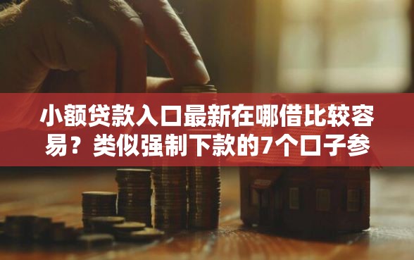 小额贷款入口最新在哪借比较容易？类似强制下款的7个口子参考