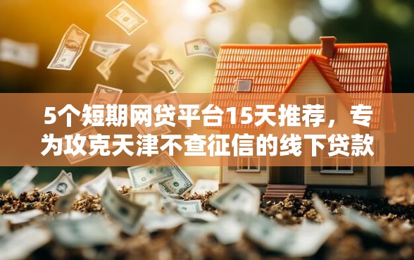 5个短期网贷平台15天推荐，专为攻克天津不查征信的线下贷款平台难题