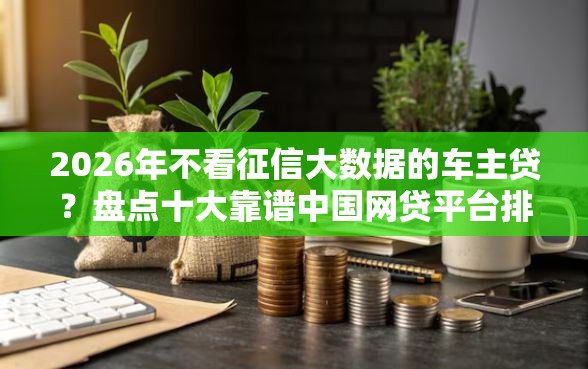 2026年不看征信大数据的车主贷？盘点十大靠谱中国网贷平台排名不分先后
