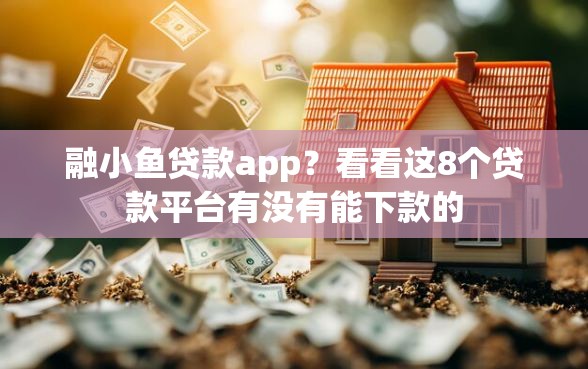 融小鱼贷款app？看看这8个贷款平台有没有能下款的