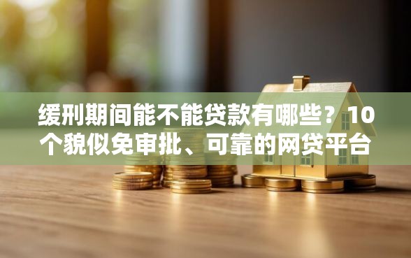 缓刑期间能不能贷款有哪些？10个貌似免审批、可靠的网贷平台合集