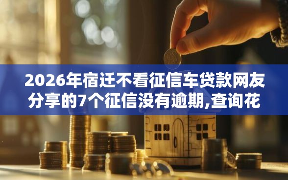 2026年宿迁不看征信车贷款网友分享的7个征信没有逾期,查询花了,能贷款的平台我觉得不错！
